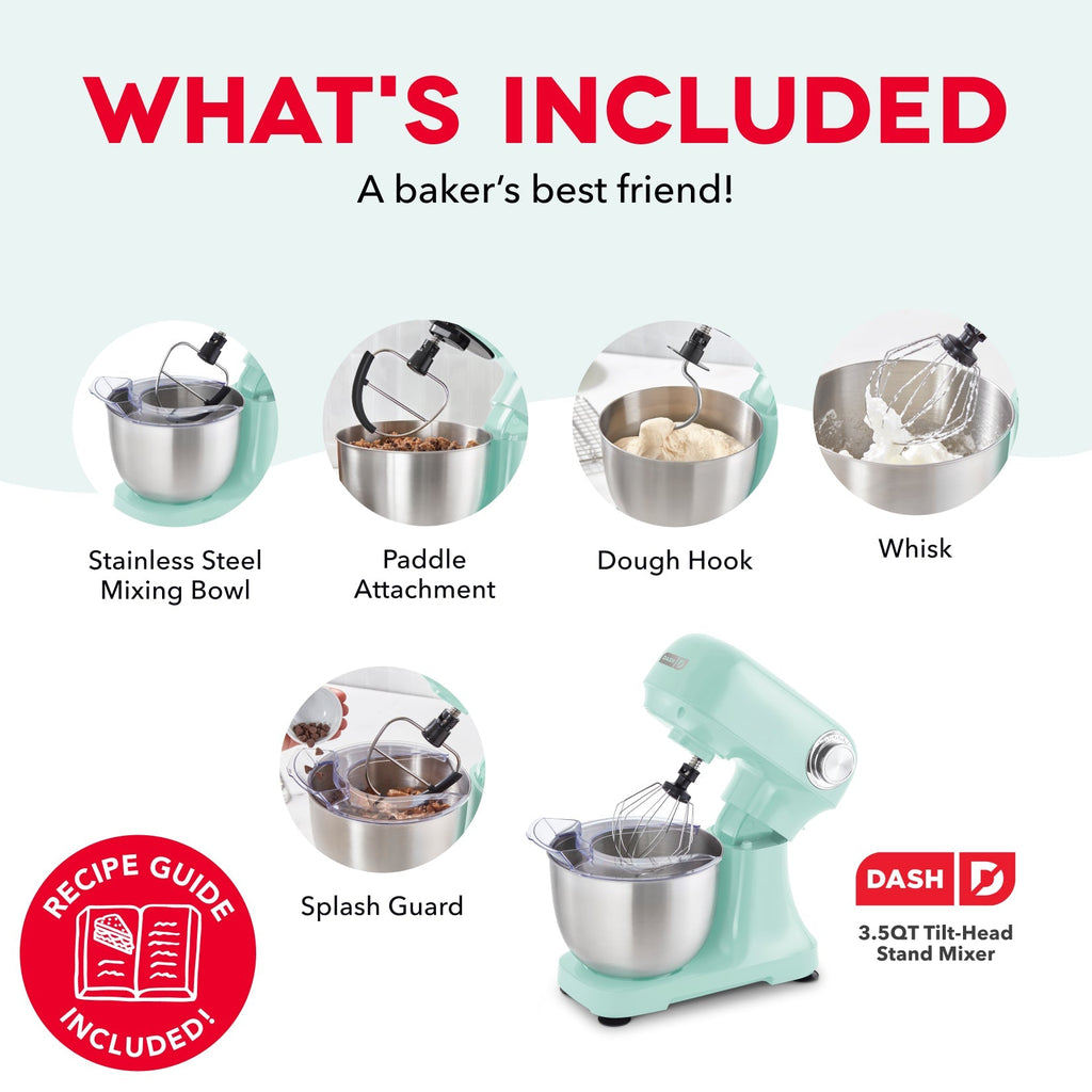 3.5 Qt Tilt Head Stand Mixer